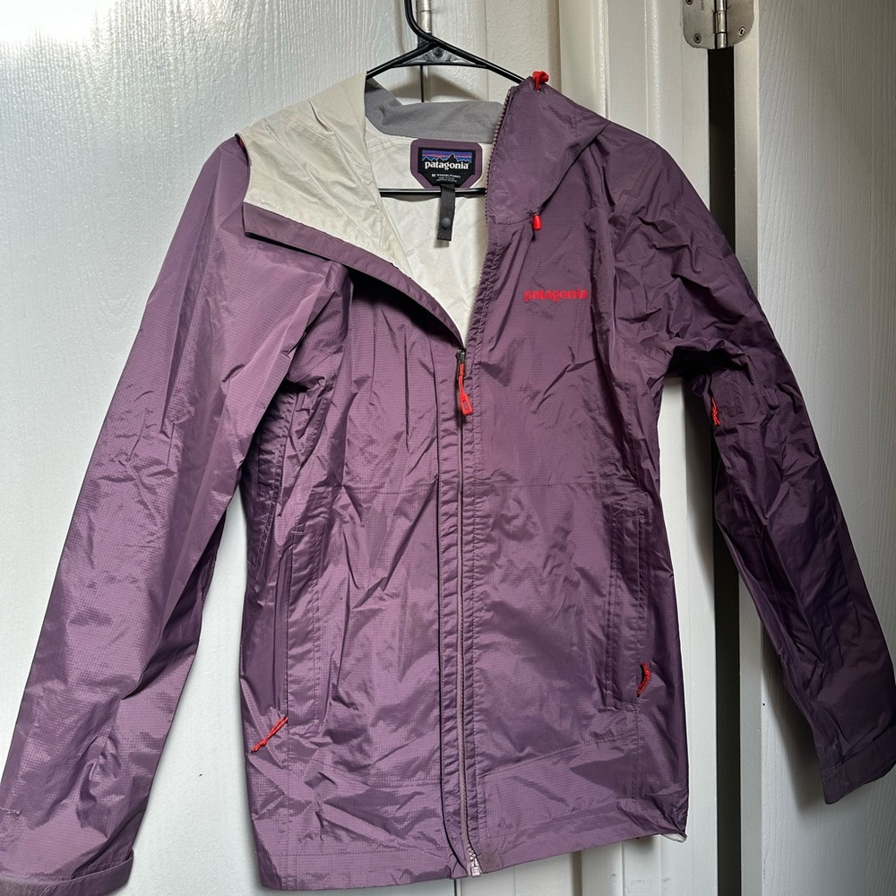 Patagonia Purple H2NO Torrentshell Waterproof Breathable Rain Jacket Women's M